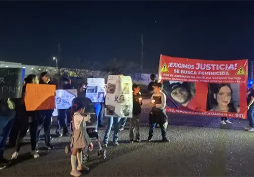 Marcha pacífica exige justicia por feminicidio en Ciudad Obregón Marcha pacífica exige justicia por feminicidio en Ciudad Obregón