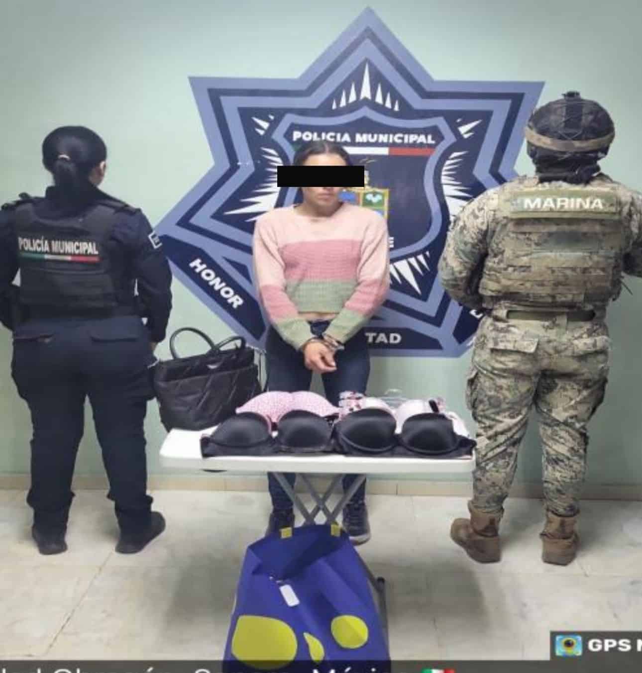 Capturan a mujer por robo a comercio en Ciudad Obregón