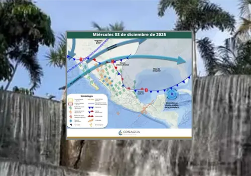 Clima en Sonora hoy, 3 de diciembre: Río atmosférico y nuevo frente frío traerán fuertes vientos y bajas temperaturas