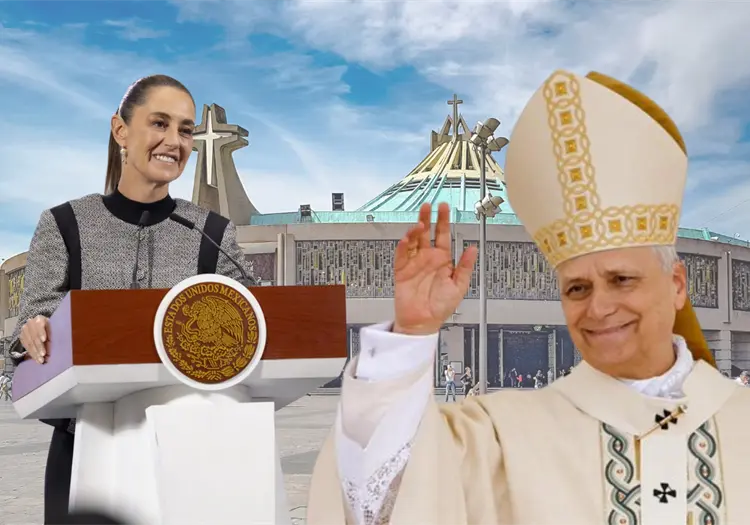 Sheinbaum busca hablar con el Papa León XIV para concretar visita a la Basílica de Guadalupe