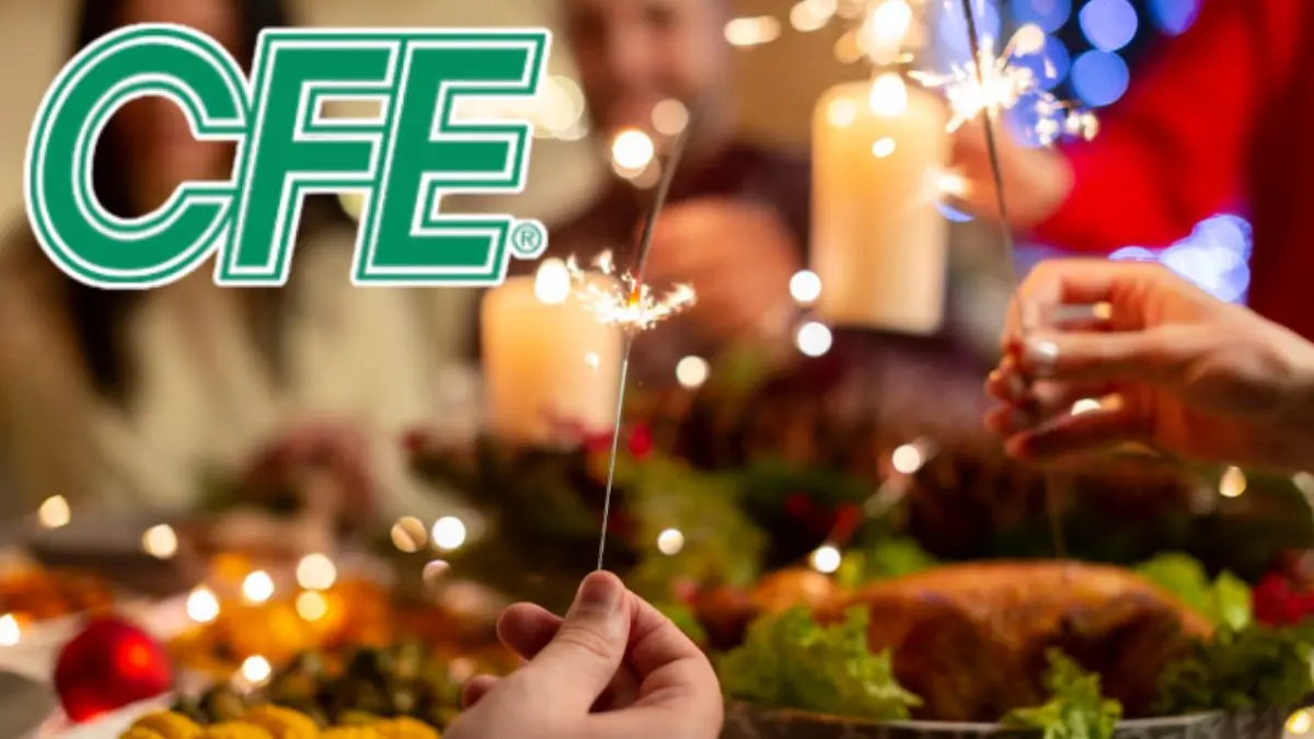 CFE da recomendaciones para fiestas seguras en épocas decembrinas