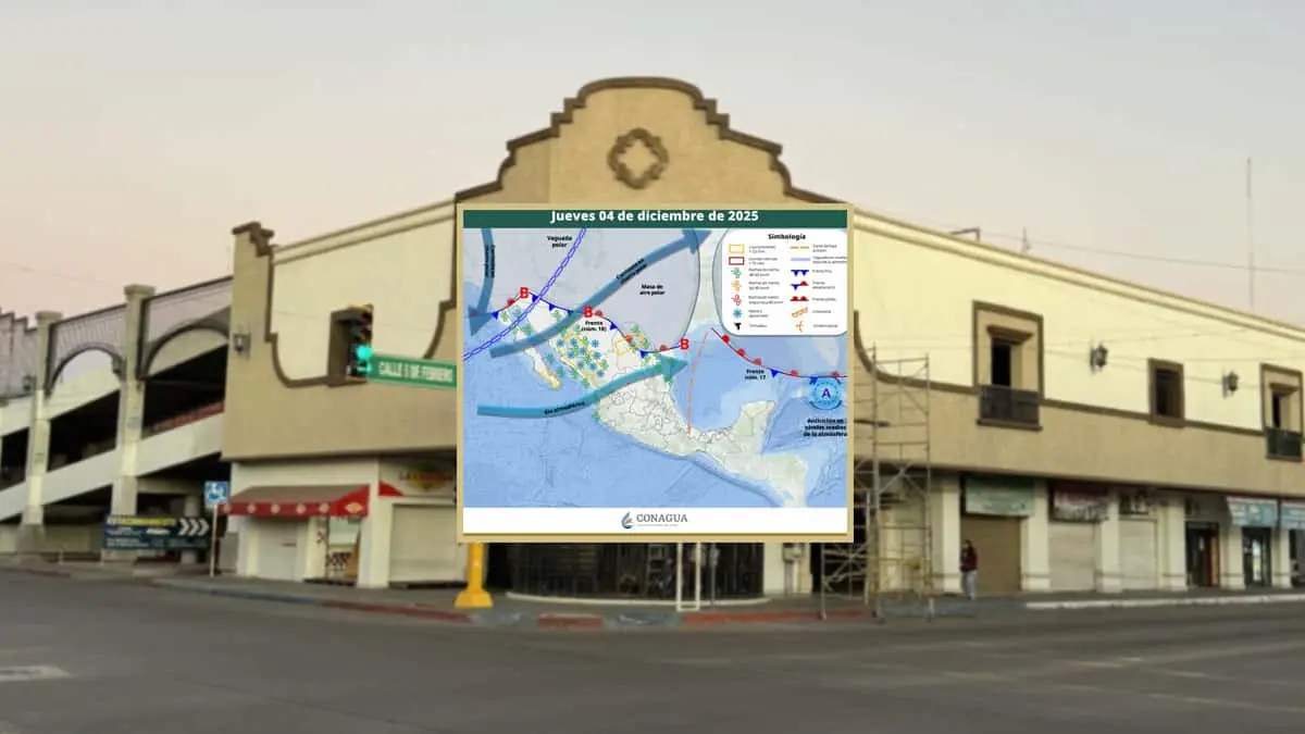 Conoce el pronóstico del tiempo para Sonora este jueves 4 de diciembre.