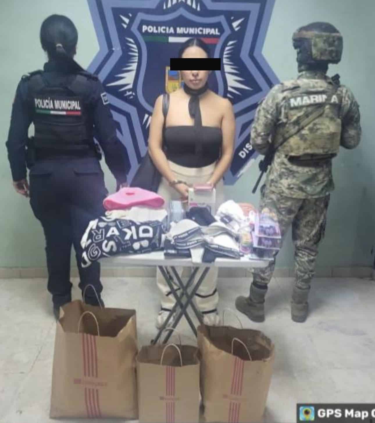 Detienen a mujer por robo a tienda en Ciudad Obregón