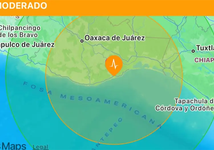 Sismo en Oaxaca: Temblor de magnitud 5.6 sacude la zona de Crucecita