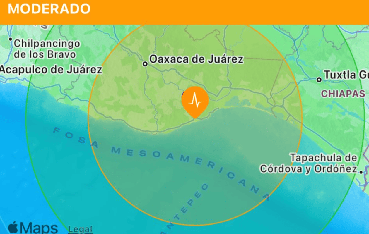 Sismo en Oaxaca: Temblor de magnitud 5.6 sacude la zona de Crucecita