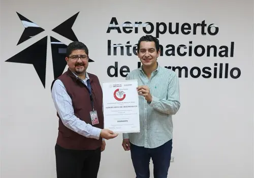 Aeropuerto Internacional de Hermosillo recibe distintivo Diamante Aeropuerto Internacional de Hermosillo recibe distintivo Diamante