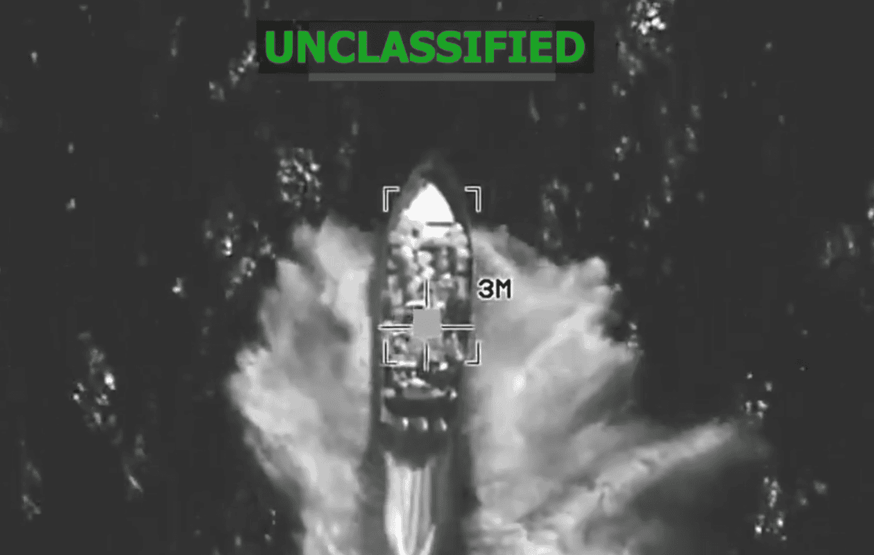 VIDEO | EE.UU. destruye embarcación con drogas en el Pacífico Oriental y mata a cuatro personas