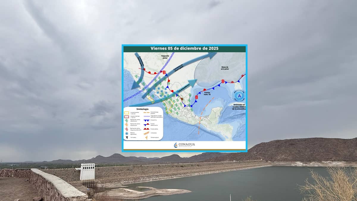 Clima en Sonora hoy, 5 de diciembre: Frente frío, vaguada polar y río atmosférico afectan a la entidad