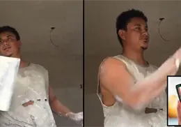 Albañil gana 2.5 millones en Progol, disfruta dos años "de vacaciones" y vuelve a la enyesada | VIDEO Albañil gana 2.5 millones en Progol, disfruta dos años "de vacaciones" y vuelve a la enyesada | VIDEO