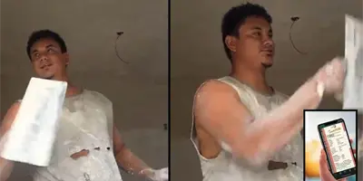 Albañil gana 2.5 millones en Progol, disfruta dos años "de vacaciones" y vuelve a la enyesada | VIDEO Albañil gana 2.5 millones en Progol, disfruta dos años "de vacaciones" y vuelve a la enyesada | VIDEO