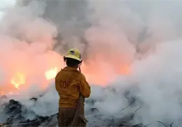 Arde el Basurón de Huatabampo