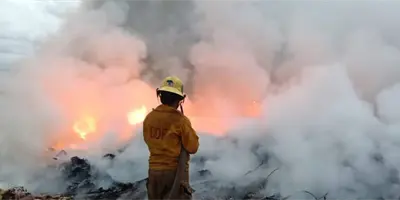 Arde el Basurón de Huatabampo Arde el Basurón de Huatabampo