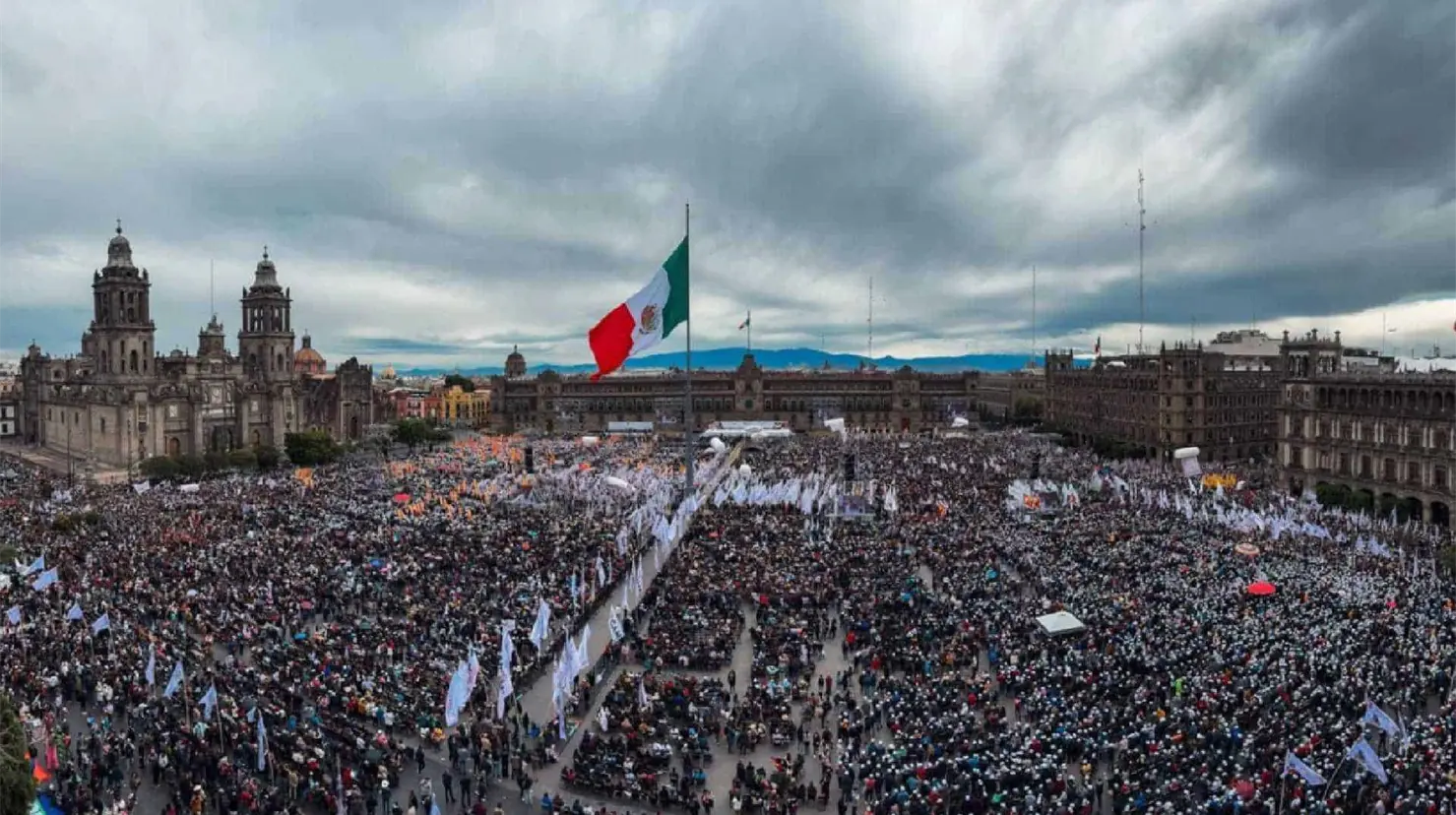 Cientos arriban al Centro Histórico para festejo por 7 años de la 4T: ¿en dónde se puede ver en VIVO?