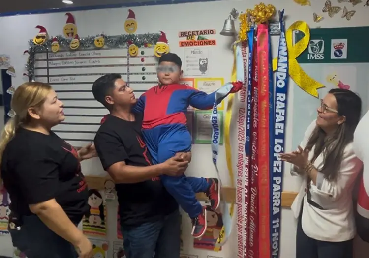 Gregorio hace sonar la campana: venció el cáncer