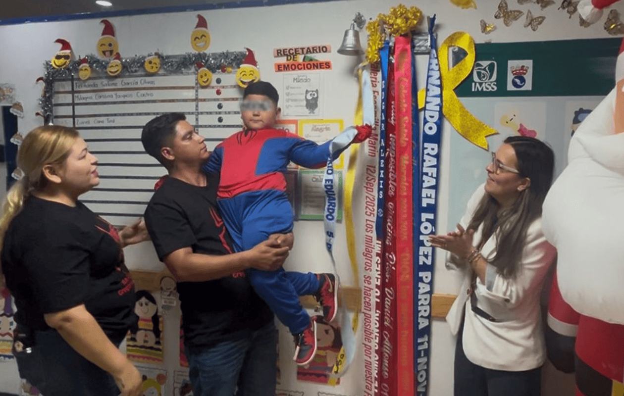 Gregorio hace sonar la campana: venció el cáncer