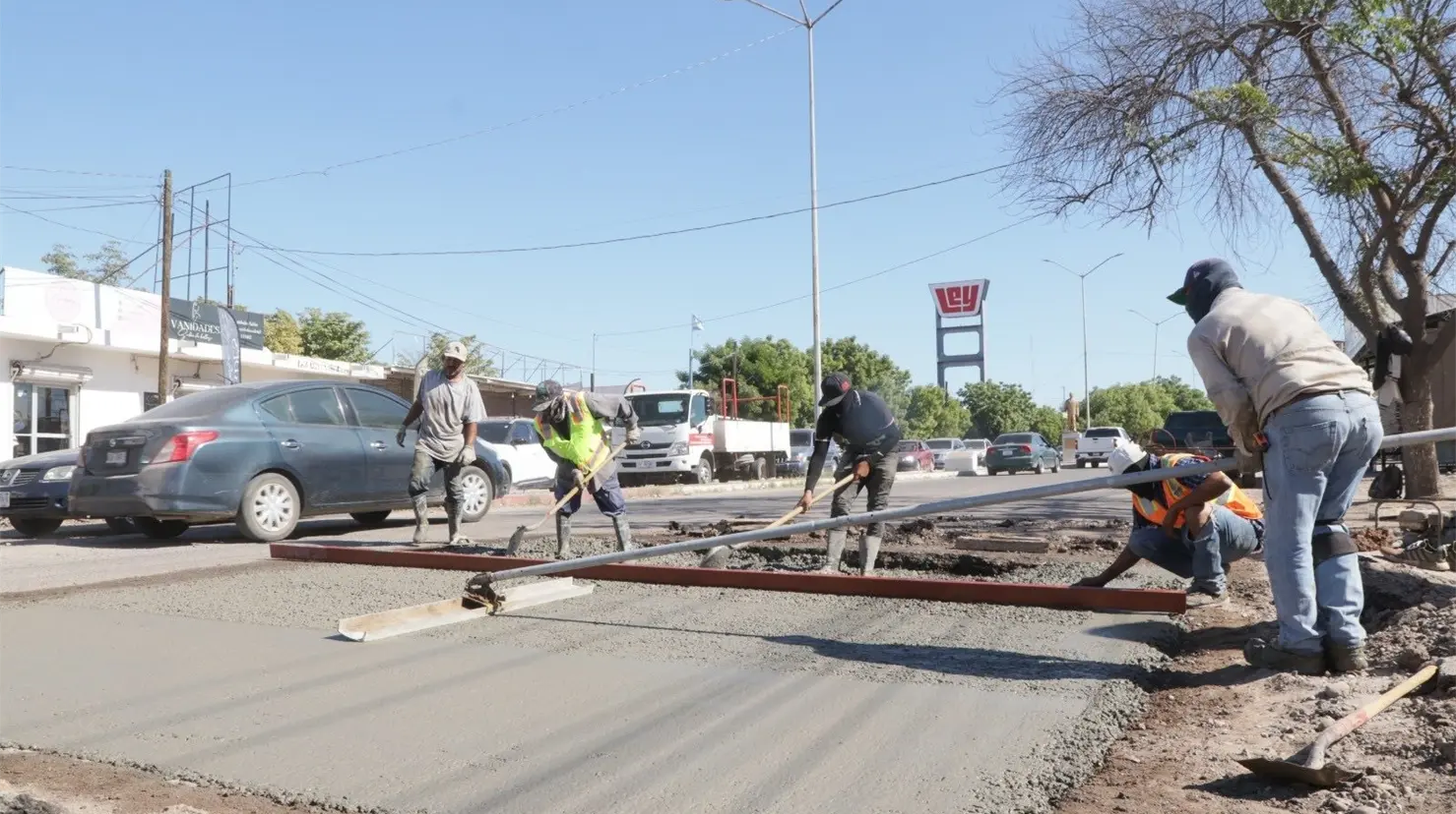 Más de 4 mil metros cuadrados han sido bacheados en Navojoa