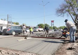 Más de 4 mil metros cuadrados han sido bacheados en Navojoa