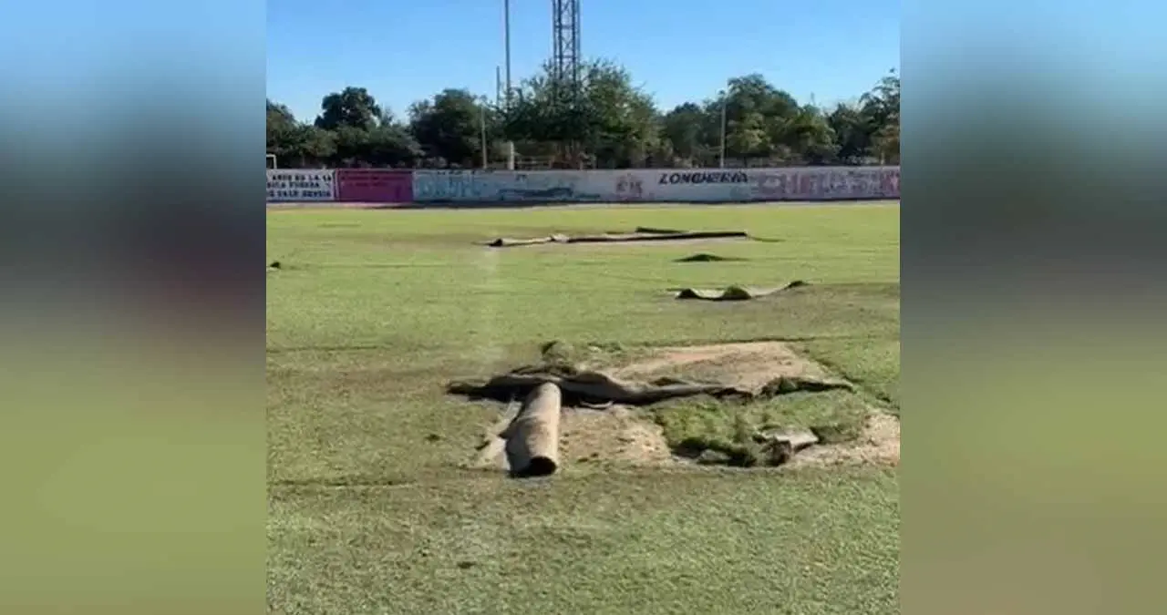 Dañan campo deportivo en Etchojoa; autoridades toman medidas