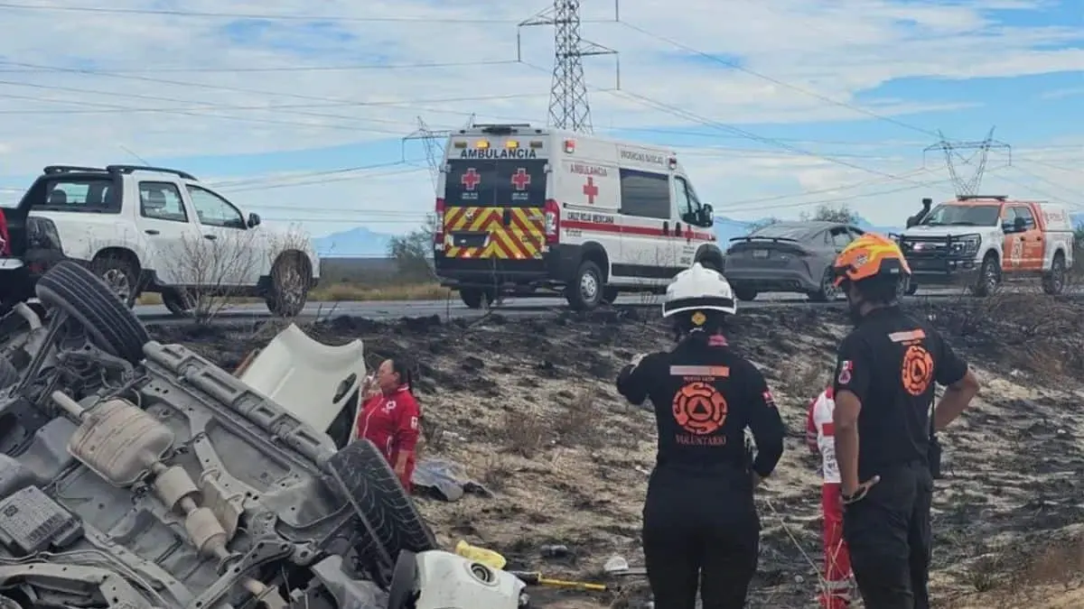 Comunicado del IMSS despierta dudas tras el choque ocurrido en la carretera a Monclova, municipio de Mina