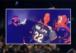 Dua Lipa se despidió de México con un guiño futbolero: presume jersey del Tri en su último concierto