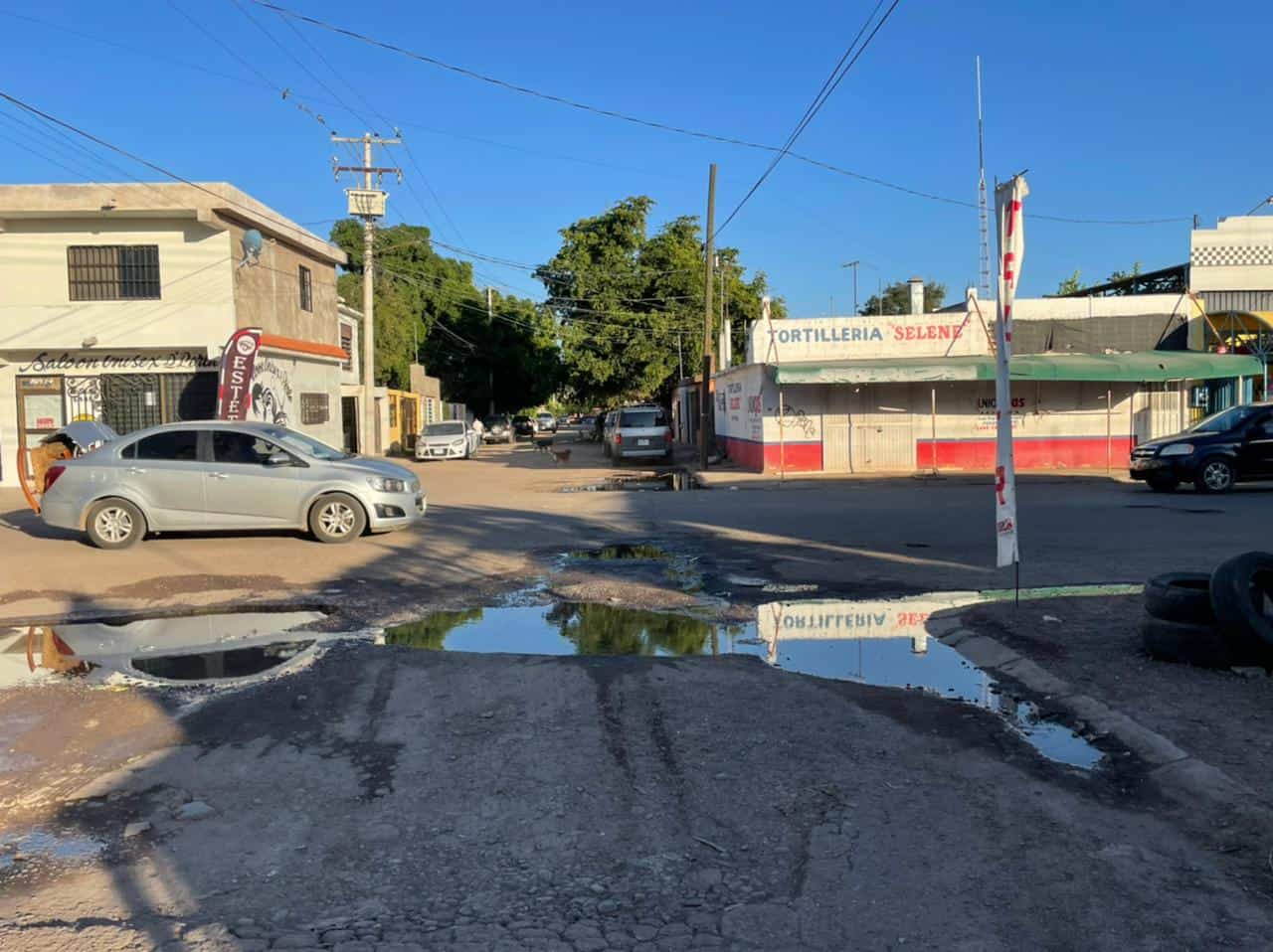 Solicitan reparación de calle Venecia