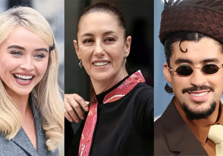 Claudia Sheinbaum aparece junto a Bad Bunny y Sabrina Carpenter en el top de personas más elegantes del 2025