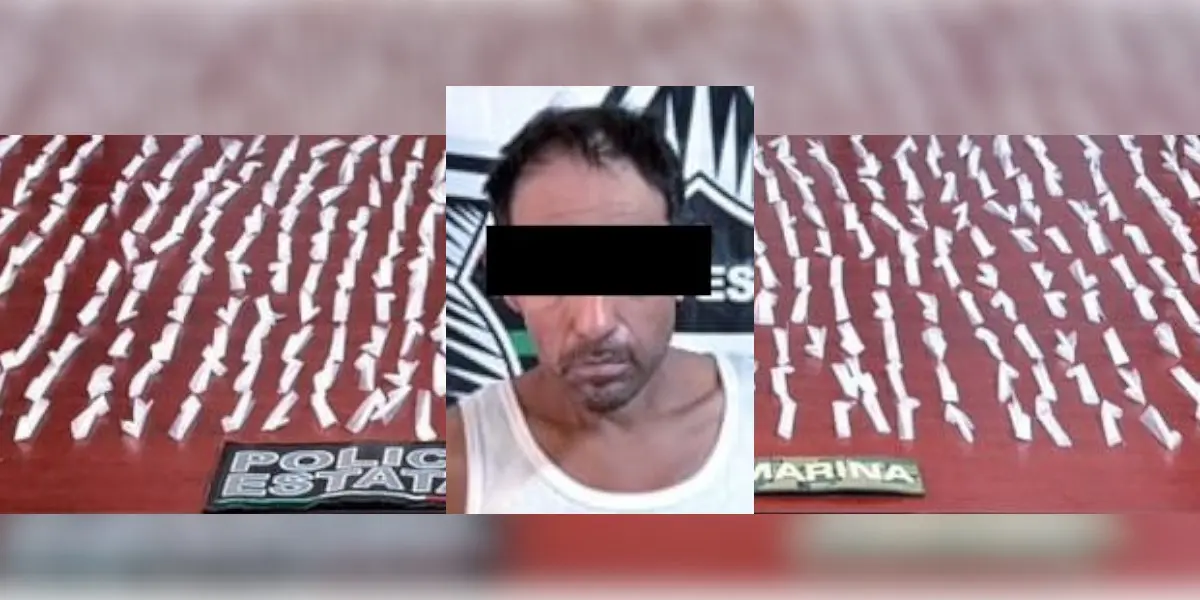 Detienen a sujeto con droga en Esperanza, al norte de Ciudad Obregón