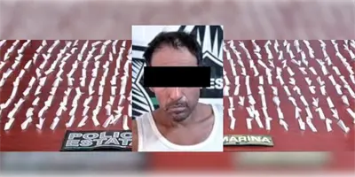 Detienen a sujeto con droga en Esperanza, al norte de Ciudad Obregón Detienen a sujeto con droga en Esperanza, al norte de Ciudad Obregón