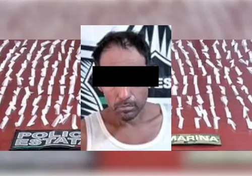 Detienen a sujeto con droga en Esperanza, al norte de Ciudad Obregón Detienen a sujeto con droga en Esperanza, al norte de Ciudad Obregón