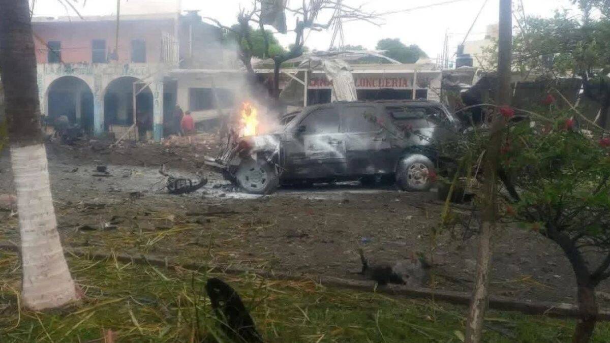 Detonación en Coahuayana desata operativo federal ante posible ataque con explosivos