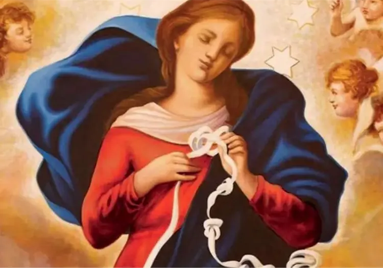 Virgen Desatanudos: la devoción que gana fieles en tiempos de incertidumbre; conoce su oración
