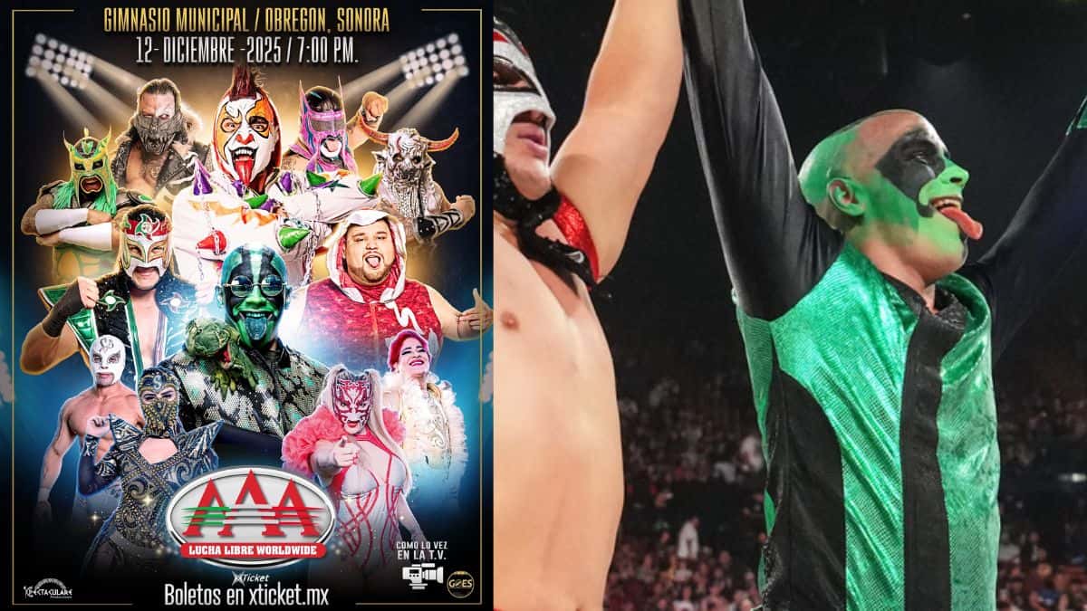 ¡Prepárate, Obregón! Llega el espectáculo de Lucha Libre AAA, un evento totalmente familiar