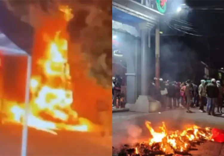 Habitantes de Morelos se manifiestan en Palacio Municipal luego de que niño fuera atropellado por policía