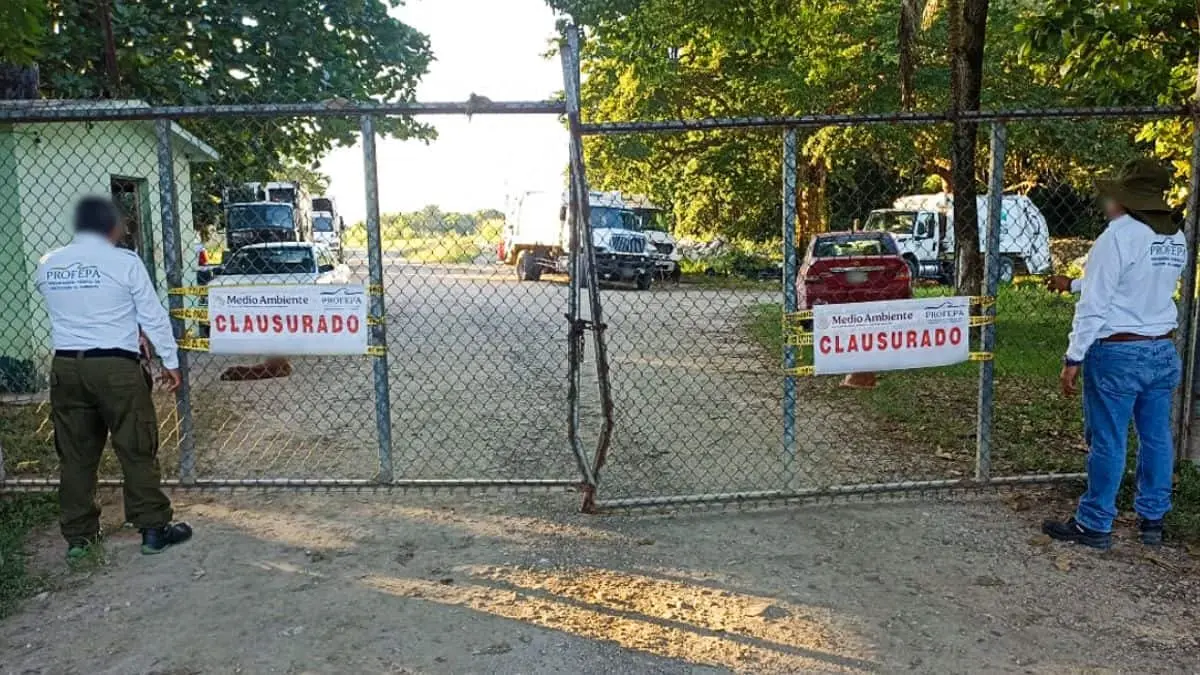 Profepa clausura basurero de Chiapas por presunto riesgo ambiental