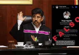 Ministro Hugo Aguilar alerta por suplantación de identidad en Facebook Ministro Hugo Aguilar alerta por suplantación de identidad en Facebook