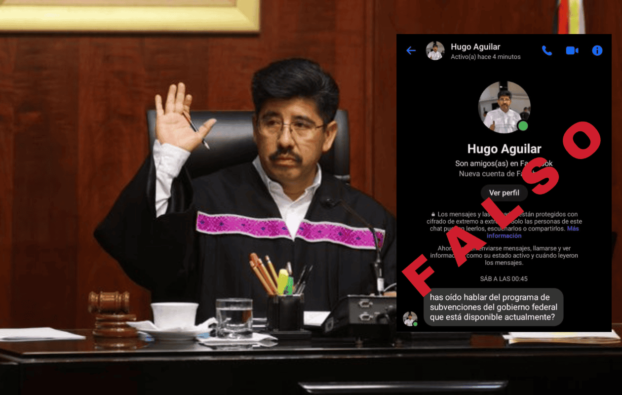 Ministro Hugo Aguilar alerta por suplantación de identidad en Facebook