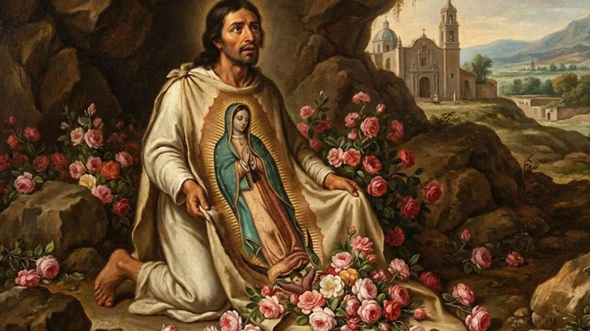 Mi señora, mi reina, muchachita mía, dijo Juan Diego a la virgen. Foto. El Blog del padre Eduardo Sanz.