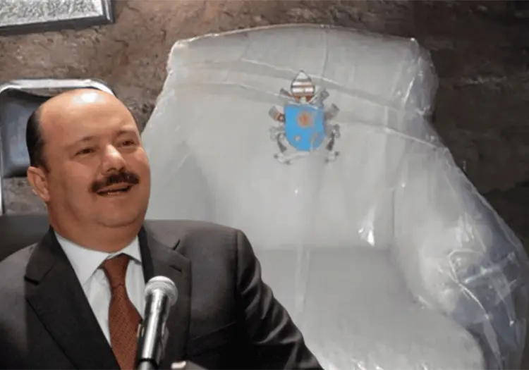 César Duarte guardaba en su rancho un sillón usado por el papa Francisco