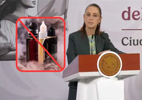 "Hacen muchísimo daño": Sheinbaum advierte sobre los vapeadores tras su prohibición en México "Hacen muchísimo daño": Sheinbaum advierte sobre los vapeadores tras su prohibición en México
