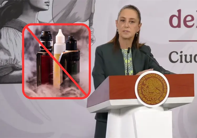 "Hacen muchísimo daño": Sheinbaum advierte sobre los vapeadores tras su prohibición en México
