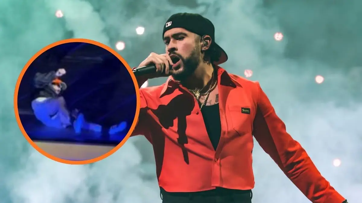 Bad Bunny resbala en "La Casita" durante su debut en CDMX