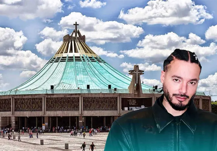 J Balvin sorprende en la CDMX al visitar la Basílica de Guadalupe y comprar lujosas medallas religiosas