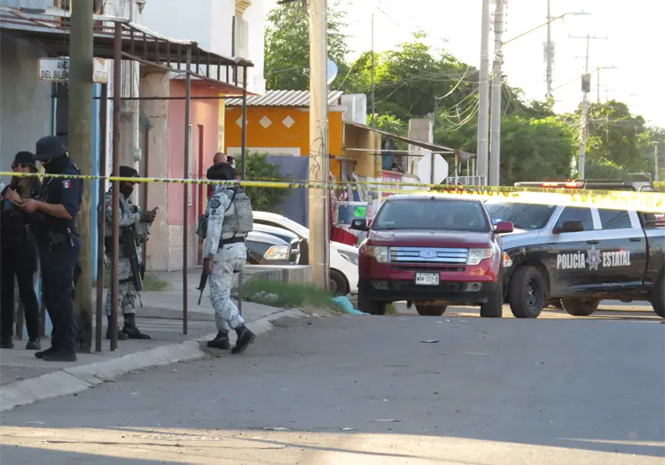 Se movilizan autoridades tras balacera en la colonia Nueva Palmira de Ciudad Obregón