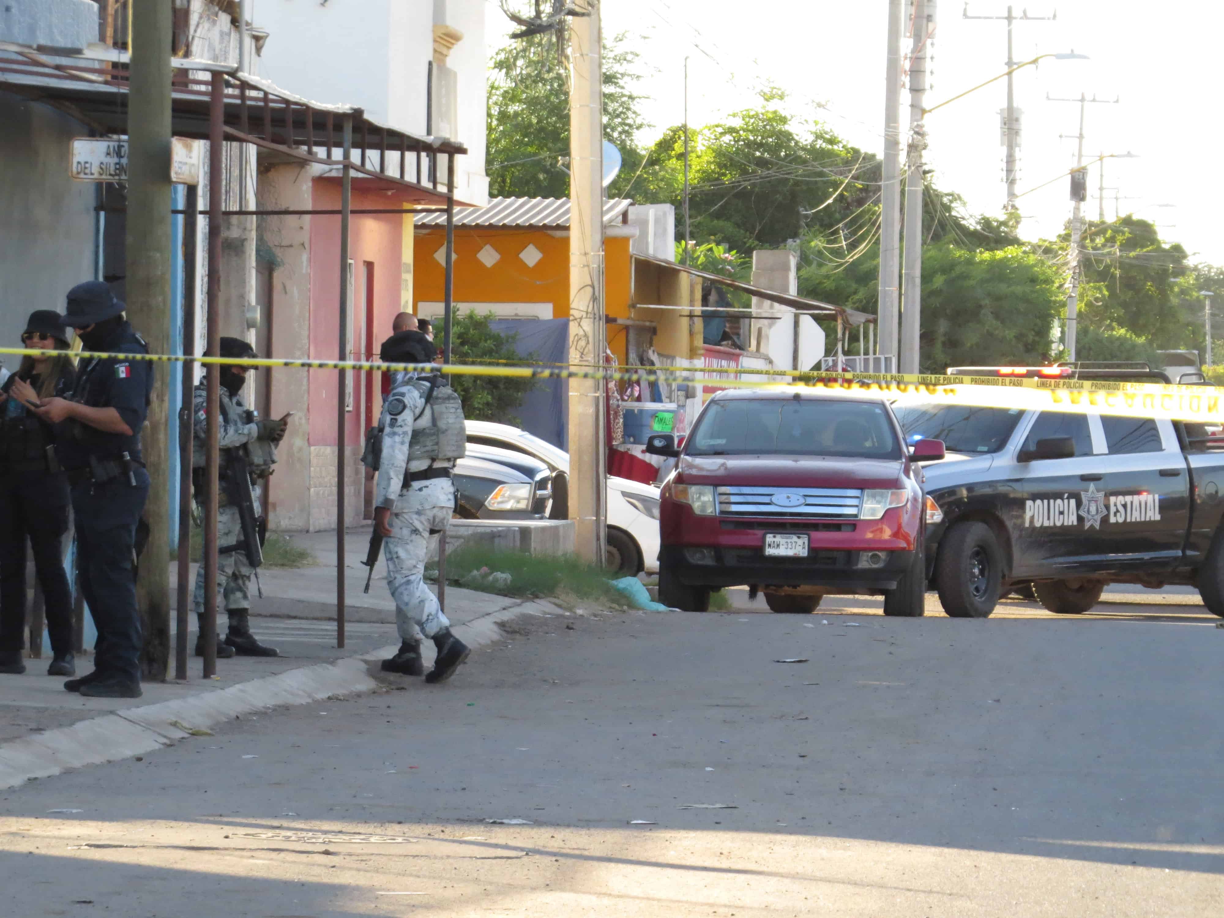 Se movilizan autoridades tras balacera en la colonia Nueva Palmira de Ciudad Obregón