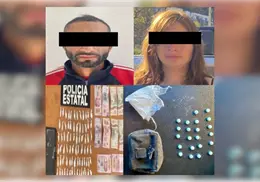 Detienen a dos con droga durante operativo en Nogales Detienen a dos con droga durante operativo en Nogales