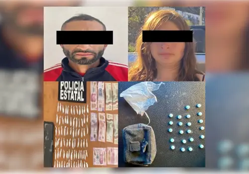 Detienen a dos con droga durante operativo en Nogales