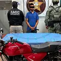 Detienen a motociclista en Las Areneras de Ciudad Obregón