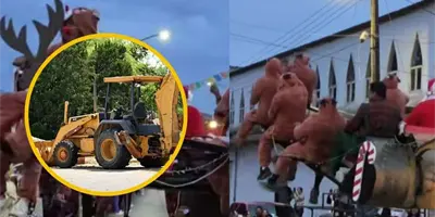 El inesperado "trineo navideño" que sorprendió a todos en redes sociales El inesperado "trineo navideño" que sorprendió a todos en redes sociales