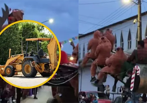 El inesperado "trineo navideño" que sorprendió a todos en redes sociales El inesperado "trineo navideño" que sorprendió a todos en redes sociales