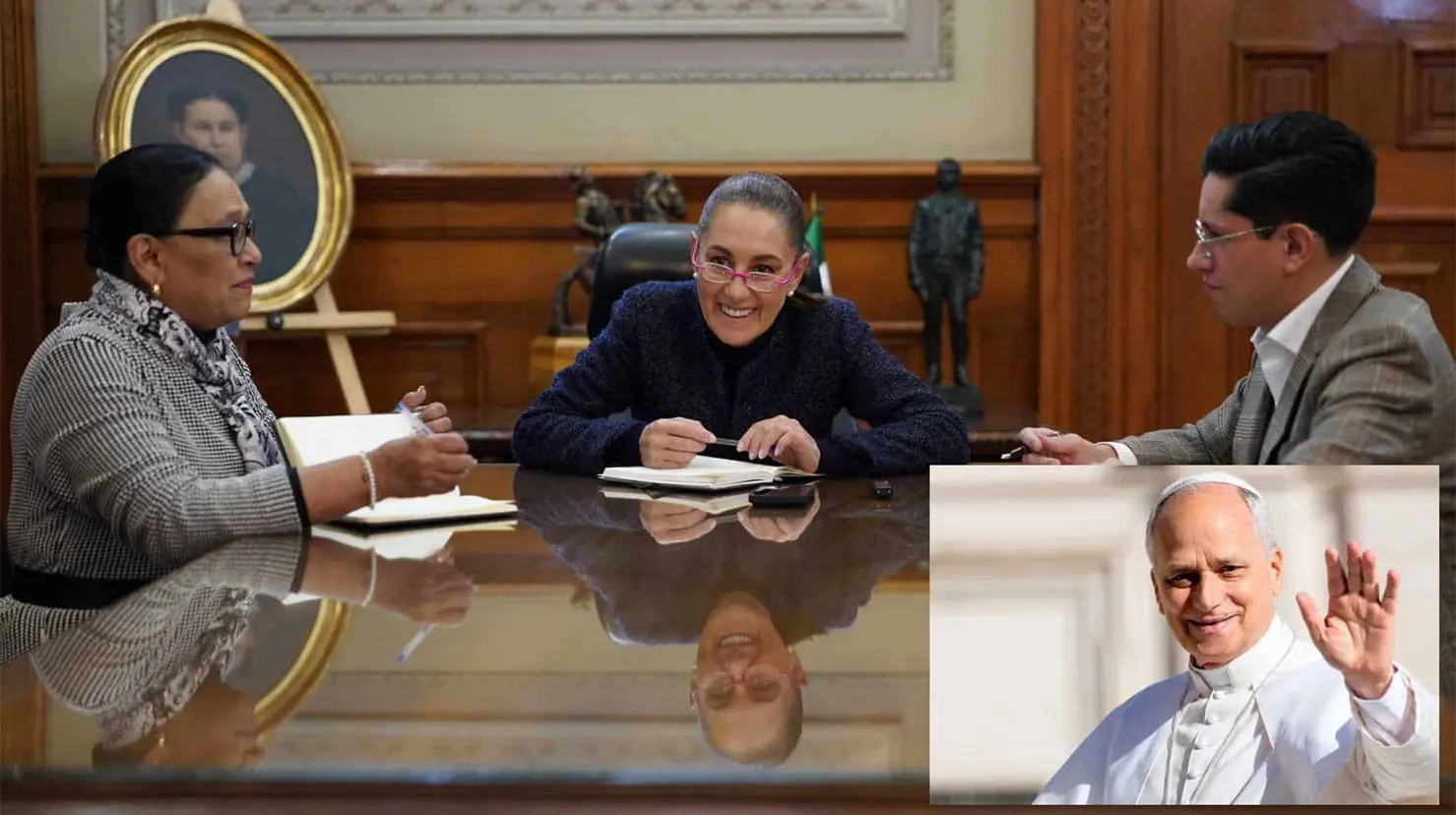 Claudia Sheinbaum invita al papa León XIV a visitar México